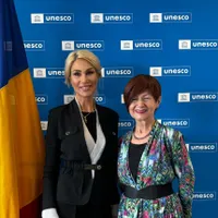 Turcan s-a întâlnit cu delegatul permanent al României la UNESCO. Discuții despre dosarul Brâncuși - Foto: Facebook/ Raluca Turcan