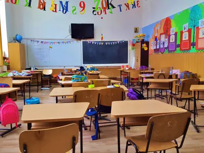 Sălile claselor pregătitoare așteaptă/FOTO: edupedu.ro