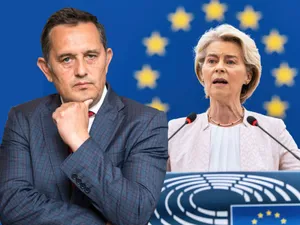Moțiunea inițiată de Piperea (AUR) contra Ursulei von der Leyen, repsinsă cu majoritate zdrobitoare - Foto: Profimedia Images /