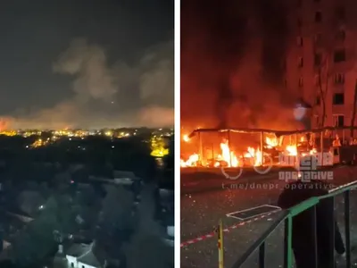 Război în Ucraina. 3 morți, 28 de răniți în urma atacurilor rusești asupra orașului Dnipro - Foto: X/ @nexta_tv - Captură foto