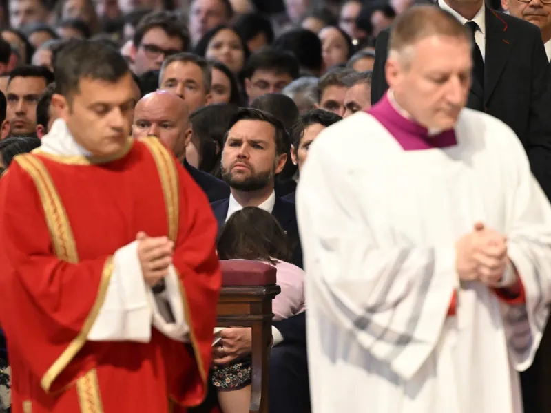 JD Vance, la slujba din Vinerea Mare la Vatican. Papa Francisc, absent din motive de sănătate - FOTO: Profimedia (imagine cu rol ilustrativ)