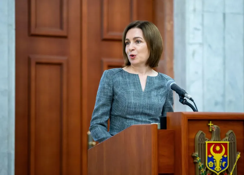 Preşedintele Republicii Moldova, Maia Sandu - Foto: Profimedia Images