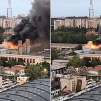 VIDEO Incendiu puternic în București! O hală a luat foc, sunt degajări mari de fum - Foto: Colaj