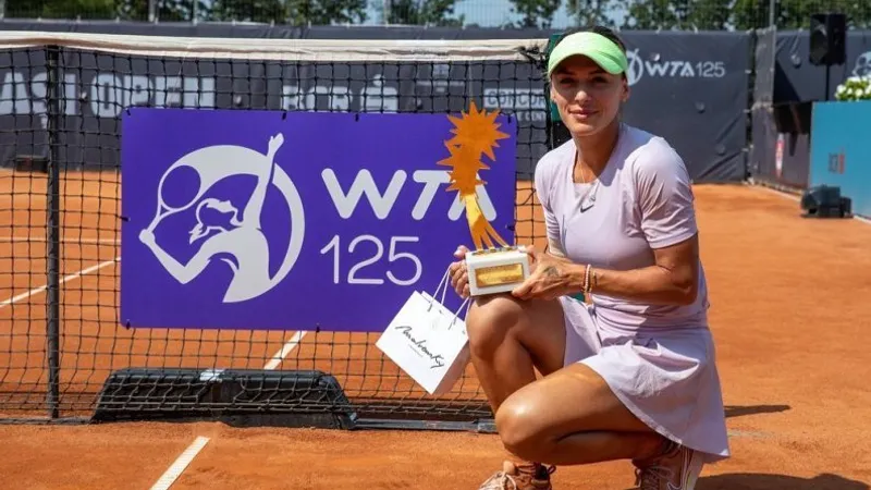 Ana Bogdan, campioana turneului WTA 125 BCR Iași Open. A pus Iașiul pe harta tenisului/FOTO: ziaruldeiasi.ro