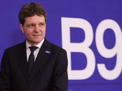 Nicușor Dan la summitul B9 de la București- Foto: Profimedia Images