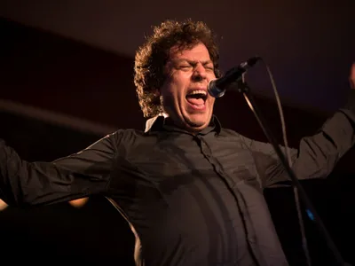 Artanu, cu Partizan, la Hard Rock Cafe, concertând în anul 2016 - Foto: INQUAM PHOTOS/Ştefan Sandu