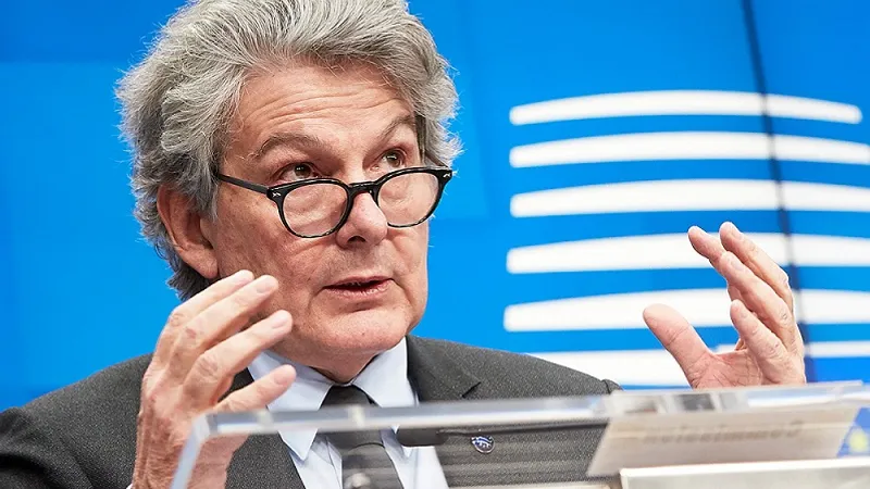 Comisarul european Thierry Breton. / Foto: rfi.ro