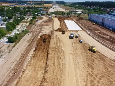 Șantierul Autostrăzii A1- Foto: Facebook/Asociația Pro Infrastructură