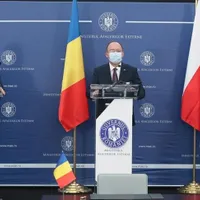 Mevlut Cavuşoglu,  Bogdan Aurescu,  Zbigniew Rau/Foto: aa.com.tr