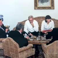 Liviu Dragnea, impreuna cu Kovesi si George Maior, la o petrecere a SRI Foto: Facebook Victor Ponta