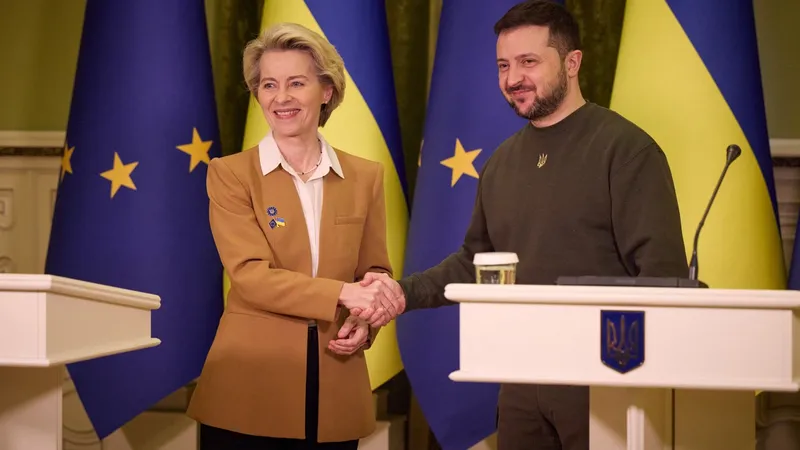 Von der Leyen și Zelenski - Foto: Profimedia