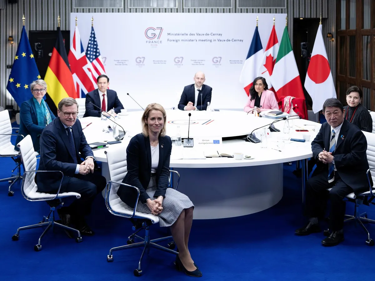 Tensiuni UE – SUA, pe tema războiului lui Putin în Ucraina, la G7. Contre, între Kaja Kallas și Marco Rubio