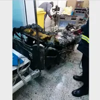 Imagine din secția ATI făcută scrum, în spitalul din Piatra Neamț. Sursa foto: Facebook Exploziv TV
