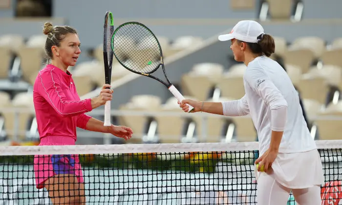 Simona Halep, învinsă de Iga Swiatek în semifinalele Indian Wells. / Foto: digisport.ro