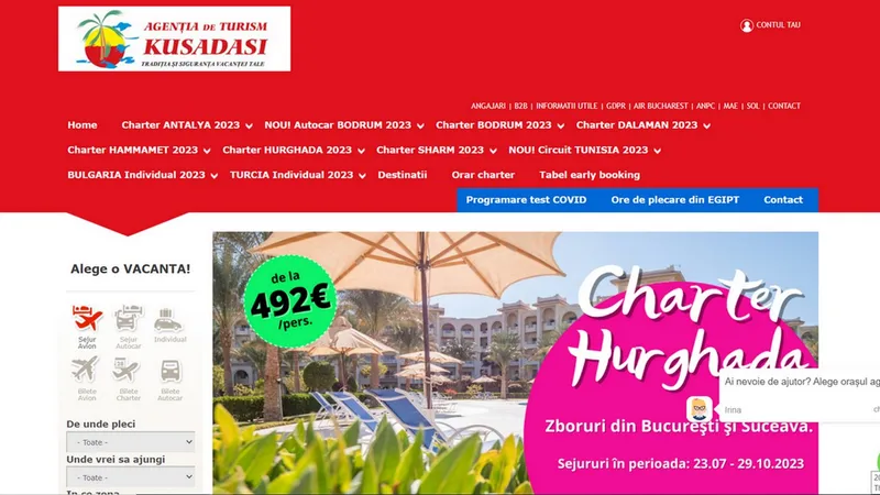 În plin sezon estival, Kusadasi, una dintre cele mai mari agenții de turism din România, în faliment - Foto: captură ecran