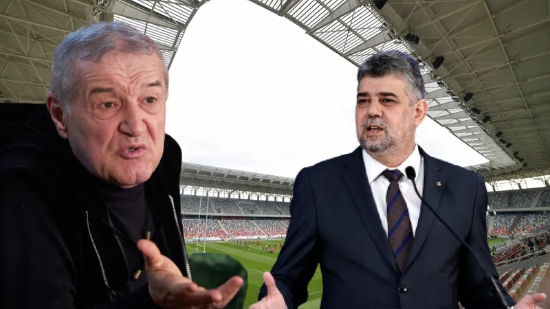 Gigi Becali și Marcel Ciolacu - Foto: Profimedia Images
