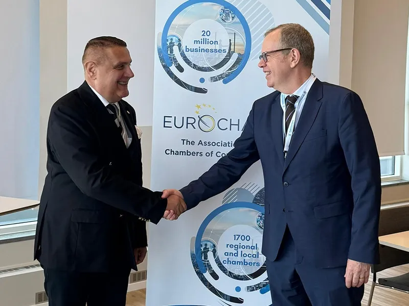 Secretarul general al Camerei de Comerț și Industrie a României (CCIR), Ovidiu Silaghi, a participat la cea de-a 135-a Adunare Generală a Asociaţiei Camerelor Europene de Comerţ și Industrie Foto: CCIR