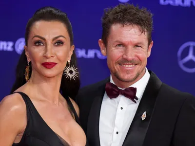 Mihaela Rădulescu și Felix Baumgartner în cadrul unui eveniment (imagine cu rol ilustrativ)