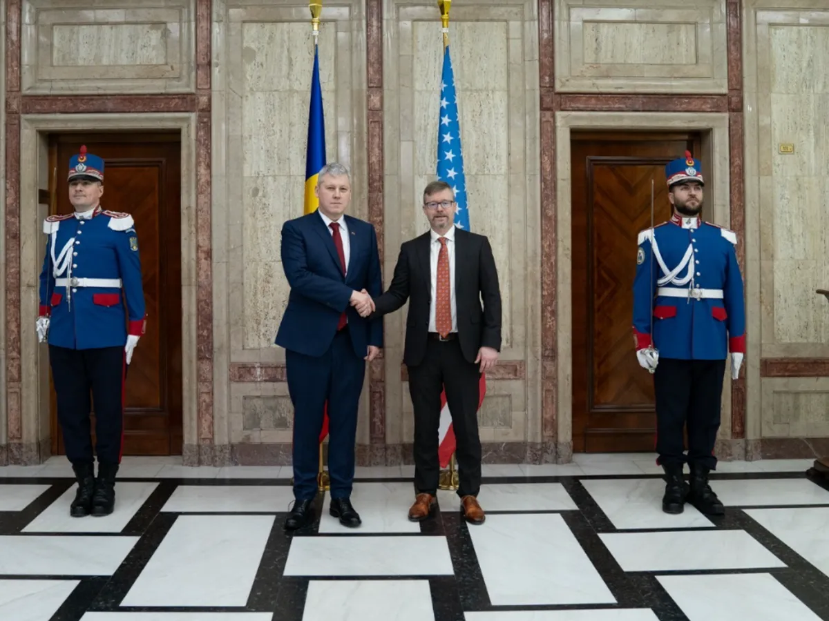 Cătălin Predoiu, întâlnire cu Michael Dickerson, însărcinat cu afaceri în cadrul Ambasadei SUA