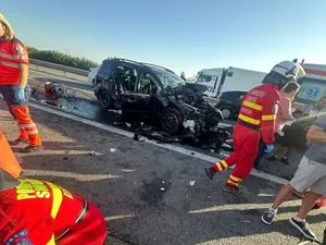 Plan roşu de intervenţie pe autostrada A1 . Foto: Facebook/Fii Informat Umbrăreşti