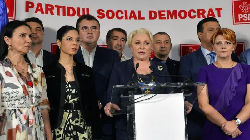 Noua conducere a PSD, aparent unită în jurul lui Dăncilă Foto: Hotnews