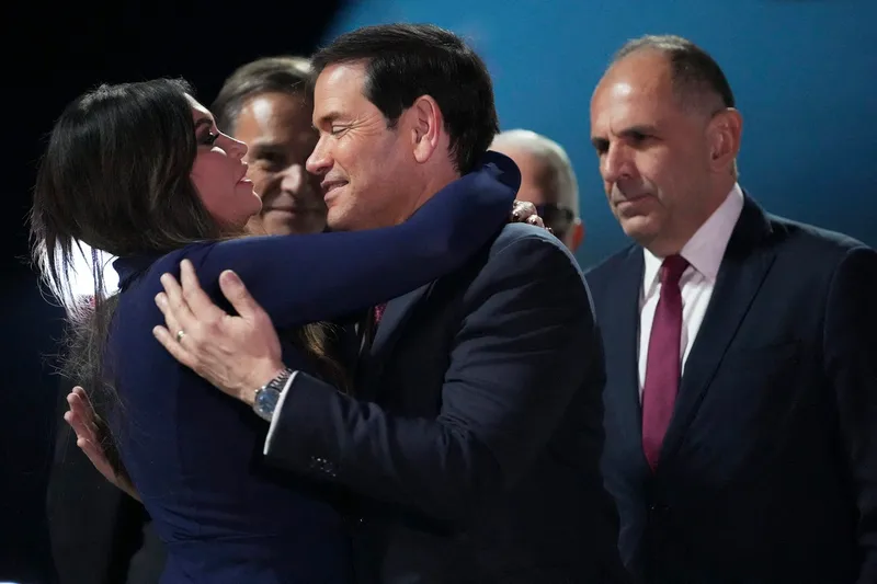 Kimberly Guilfoyle și marco rubio