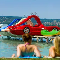 Plajă la Lacul Balaton. / Foto: Profimedia
