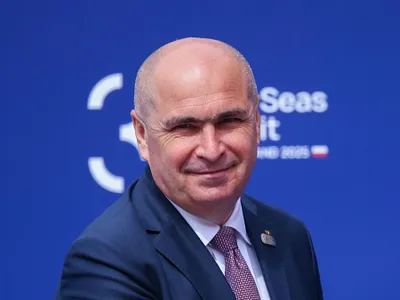 Preşedintele interimar Ilie Bolojan, la Summitul celor Trei mări, de la Varşovia - Foto: Profimedia Images