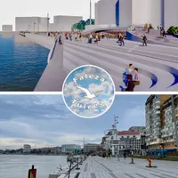 Faleza Tulcea, reabilitată cu 40 mil. €. Proiectul spectaculos nu are legătură cu realitatea. - Foto: Facebook/Faleza Tulcea