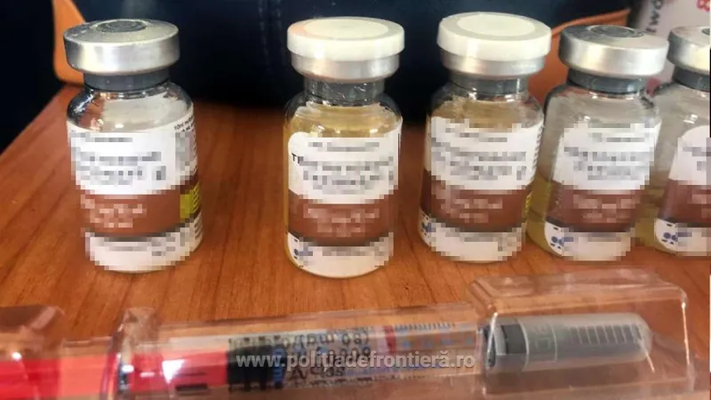 „Provizii” pentru UNTOLD, „mirosite” de Cima: droguri, gaze lacrimogene, veste anti-înjunghiere. / Foto: politiadefrontiera.ro