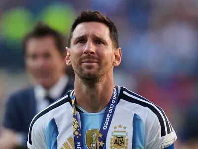 Lionel Messi, la festivitatea de după pierderea Cupei Mondiale - Foto: Profimedia Images