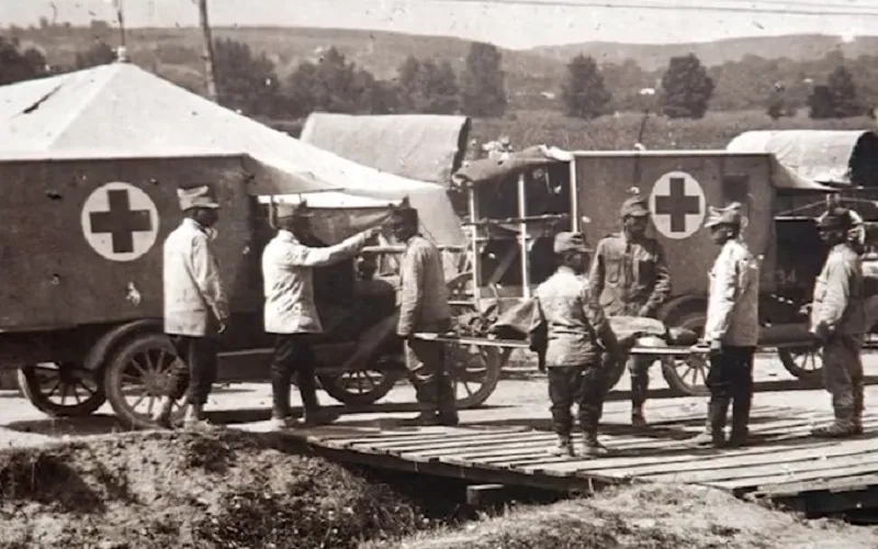 ambulanțe &icirc;n primul război mondial
