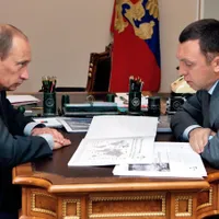 Putin și Deripaska/FOTO: kremlin.ru