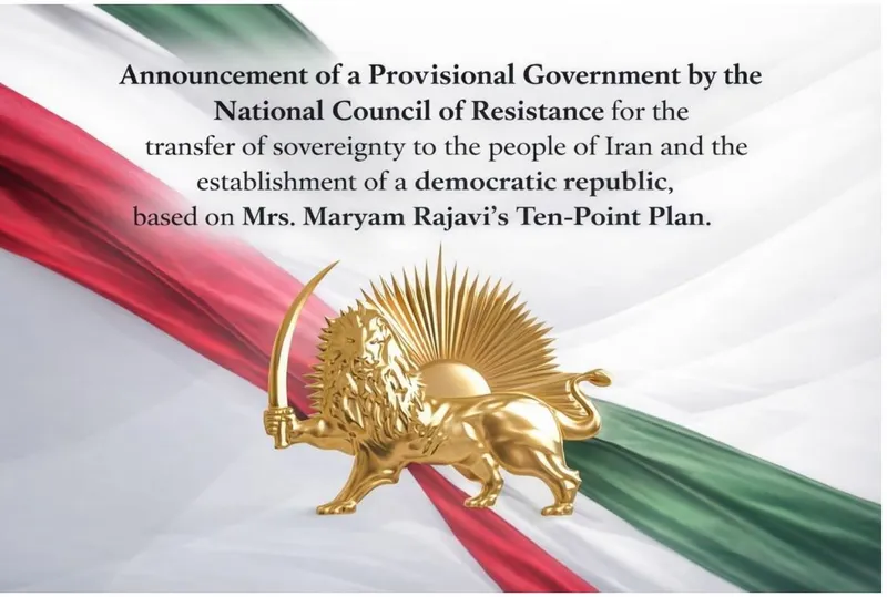 Anunțul unui guvern provizoriu de către Consiliul Național al Rezistenței din Iran - Foto: NCRI