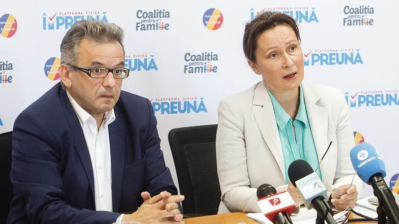 Ana Corina Săcrieru și Mihai Gheorghiu, cele două voci reprezentative ale Coaliției pentru Familie