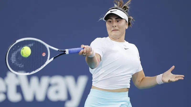Bianca Andreescu s-a calificat în semifinalele turneului de tenis Miami Open. / Foto: cbc.ca