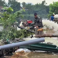 Haos în Vietnam. Șapte morți după trecerea taifunului Wutip. 60.000 de hectare de teren inundate - FOTO: Profimedia(imagine cu rol ilustrativ)