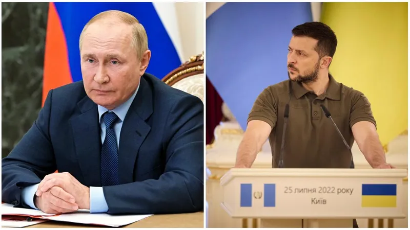 Putin și Zelensky - Foto: Profimedia