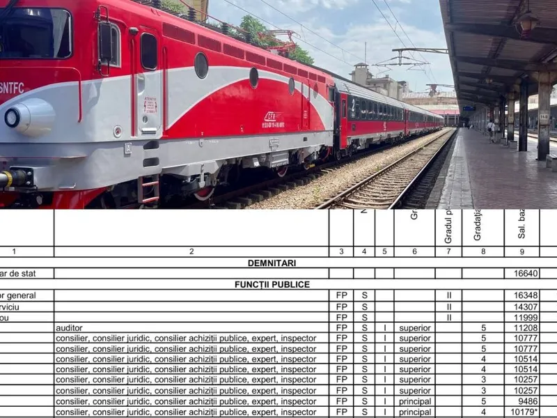 Sporuri de mii lei la Autoritatea pentru Reforma Feroviară. CFR a avut 1.000.000.000 lei pierderi - Foto: FB