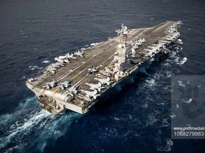 Portavionul USS Gerald Ford Foto: profimediaimages.ro