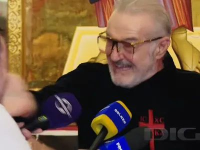 Reacția lui Gigi Becali, după ce a lovit un jurnalist la conferința de presă: 