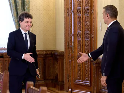 Nicușor Dan și Sorin Grindeanu - Foto: Profimedia images