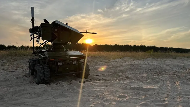 Ucraina a creat robotul dronă D-21-1, gata să recunoască să atace și să apere autonom pozițiile - Foto: X/ @DmytroSolenko