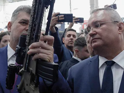 Marcel Ciolacu și Nicolae Ciucă au scos armele la vedere în campania electorală - Foto: INQUAM PHOTOS/ Octav Ganea