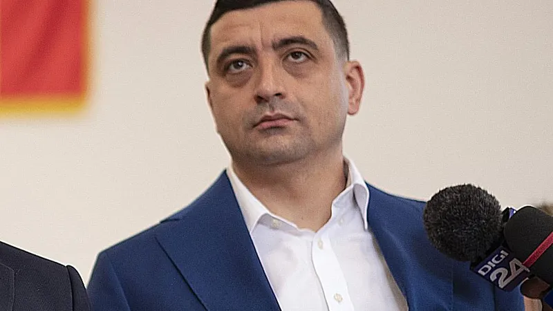 George Simion, azi, la vot, în Mogoşoaia - Foto: INQUAM PHOTOS/George Călin