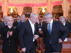 Dăncilă, Dragnea și Tăriceanu, un trio de groază pentru România Foto: INQUAM Photos/Octav Ganea