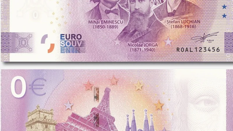 În România a fost lansată bancnota euro. „Personalități din Botoșani”, cumpărată și de străini Foto: stiri.botosani