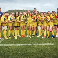 „Ghindele“,  sărbătorind  câștigarea turneului de la Lisabona