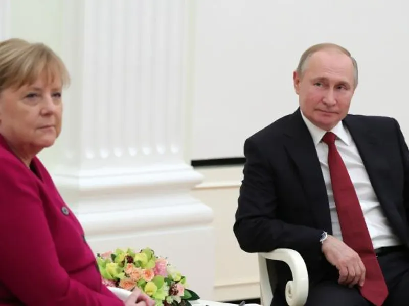 Angela Merkel și Vladimir Putin/ FOTO: Kremlin.ru