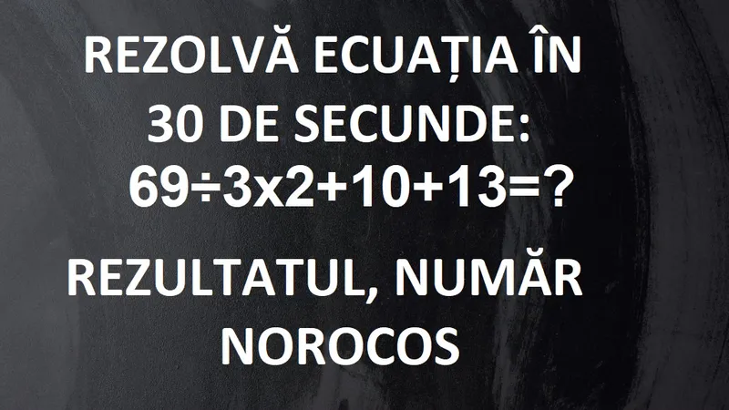 Problemă de matematică Foto: Newsweek